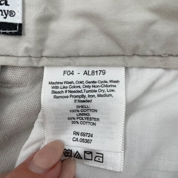 Columbia Zippered Pockets Khakis 100% Cotton Women's Size 10 Classic Casual - Picture 4 of 10